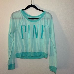 PINK Aqua Long Sleeve